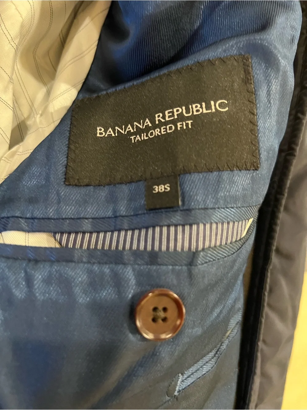 Banana Republic Herringbone 2-in-1 Blazer Jacket Removable Bib 38S